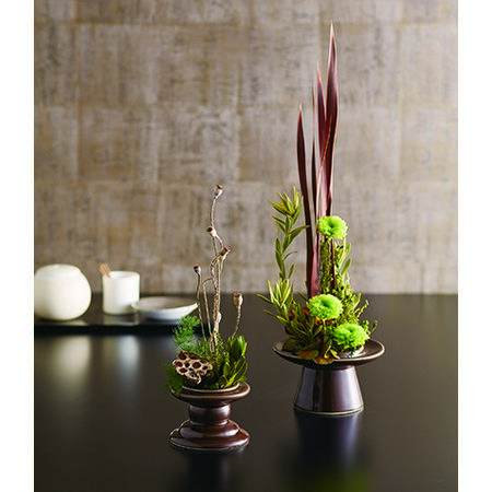 クレイ/TEN-MOKU　ASH BROWN/159-504-209【01】 花器、リース 花器・花瓶 ドーム、...