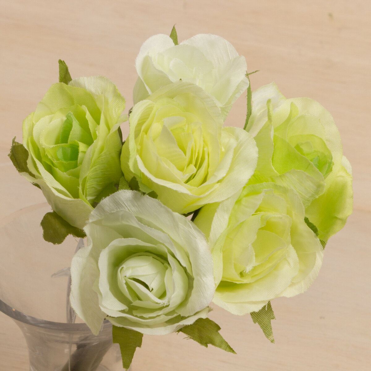 【造花】YDM/ローズバンチ グリーンホワイト/FB2305-G/W【01】【取寄】 造花（アーティフィシャルフラワー） 造花 花材「は行」 バラ