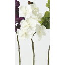 【造花】アスカ/ベルベットバンダオーキッド×6つぼみ×3#011クリームホワイト/A-32308【01】 造花(アーティフィシャルフラワー) 造花 花材「ら行」 ラン(蘭)・オーキッド