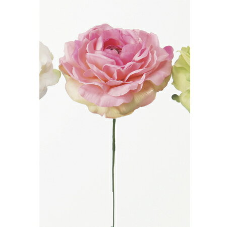 【造花】アスカ/ラナンキュラスピック　クリームピンク/A-32131-3C【01】【取寄】 造花（アーティフィシャルフラワー） 造花 花材「ら行」 ラナンキュラス