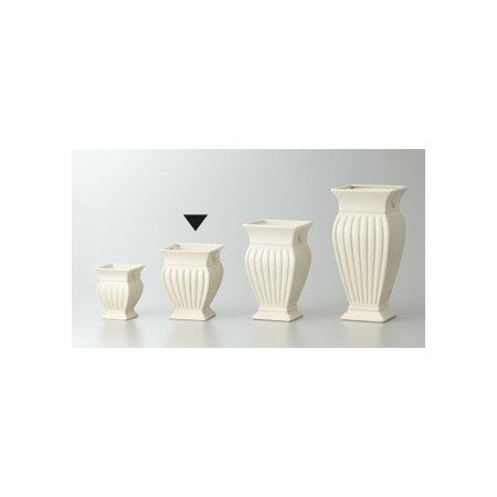 クレイ/CLASSIC VASE　IVORY/122-922-310【01】【取寄】 花器、リース 花器・花瓶 陶器花器