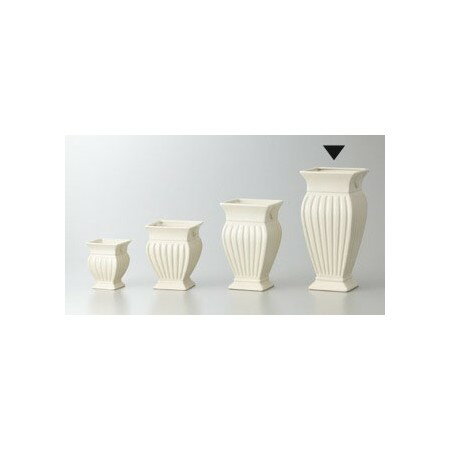 クレイ/CLASSIC VASE　IVORY/122-924-310【01】【取寄】 花器、リース 花器・花瓶 陶器花器