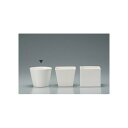 クレイ/カラーベースラウンドL　WHITE/144-764-100【01】【01】【取寄】 花器、リース 花器・花瓶 陶器花器