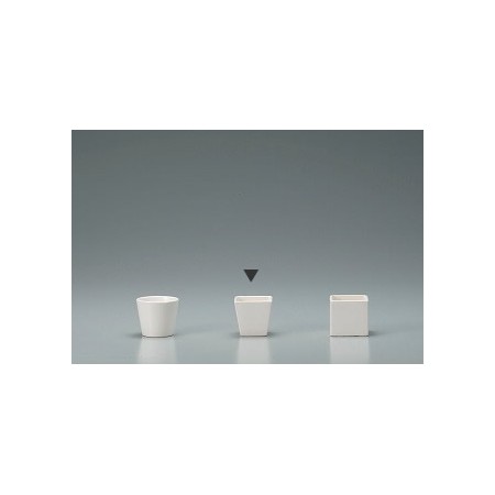 クレイ/カラーベーススクエアSS　WHITE/144-771-100【01】【取寄】 花器、リース 花器・花瓶 陶器花器