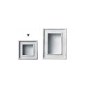 クレイ/ホワイトフレームショウフカタイプ WHITE/680-042-102【01】 花器、リース 花器・花瓶 フラワーフレーム