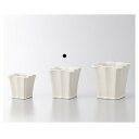 クレイ/femi VASE 8□8.5H/144-712-100【01】 花器、リース 花器・花瓶 陶器花器