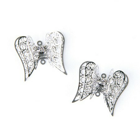 フロールエバー/3Dチャーム　エンジェル/FLAC41-61【01】 花資材・フローリスト道具 アクセサリーパー..