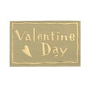 青山リボン/リボンシール　バレンタインデー　（200マイ） #004/7126-4【01】【取寄】 ラッピング用品 、梱包資材 バレンタインラッピング バレンタインシール