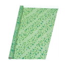 青山リボン/エコクローバー 750X15m #044/8549-44【01】 ラッピング用品 、梱包資材 ラッピングペーパー(包装紙) セロファン紙・OPPフィルム