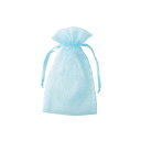 青山リボン/オーガンジーポーチ(長方形) 10枚入り #007/7387-7【01】 ラッピング用品 、梱包資材 ラッピング袋・プレゼント袋 ギフトパック