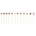 松村工芸/和紙ボールピック S 12シュアソート/25-1401-0【01】 花資材・フローリスト道具 フラワーピック 和風ピック