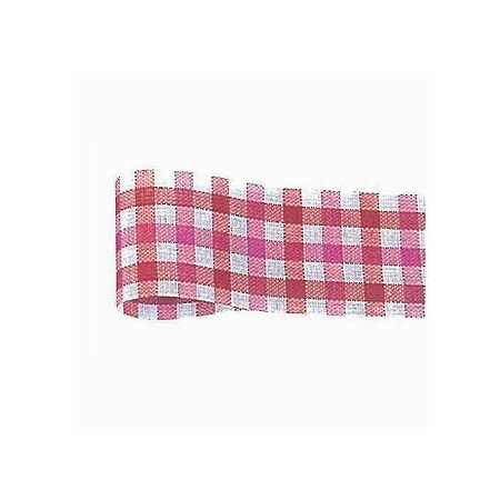 青山リボン/キャンディチェック　13X25 #015/1443-15【01】 リボン パターンリボン チェック柄パターン..