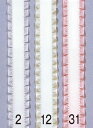 木馬リボン/フリルサテン32mm #2 ホワイト 5m/RM489532-002【01】 リボン デザインリボン フリルデザインリボン