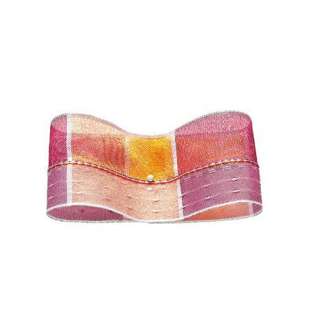 東京リボン/S．U．キュービック　ヤク40×　レッド／アプ/36-48810-1【01】 リボン デザインリボン ワイヤー入りデザインリボン