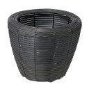 大橋新治商店/ブラックホルツプランターD6/23-396【01】 花器、リース 花かご・フラワーバスケット 花籠(和風)