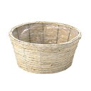 大橋新治商店/マイス 寄せM ホワイト/29-385【01】 花器、リース 花かご・フラワーバスケット ウォーターヒヤシンス・メイズバスケット