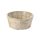 大橋新治商店/マイス 寄せL ホワイト/29-386【01】 花器、リース 花かご・フラワーバスケット ウォーターヒヤシンス・メイズバスケット