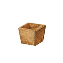 大橋新治商店/ウッドフラワーBOX小/63-002【01】 花器、リース 花器・花瓶 木製花器