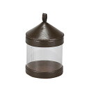 大橋新治商店/フエィクレザープチハウスラウンドDB/51-211【01】 花器、リース 花器・花瓶 フェイクレザー花器