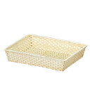 大橋新治商店/白竹トレー長角特大/15-416【01】 花器、リース 花かご・フラワーバスケット その他 花かご