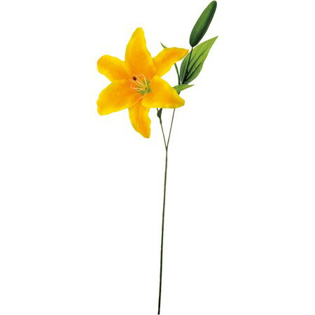 【造花】YDM/シングルカサブランカ イエロー/FF2699-Y【01】【取寄】 造花（アーティフィシャルフラワー） 造花 花材「か行」 カサブランカ