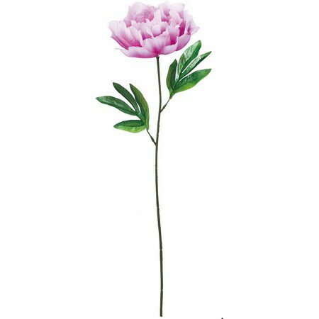 【造花】YDM/シングルピオニー　ラベンダー/FF2833-LAV【01】｜芍薬・牡丹【01】【取寄】《 造花（アーティフィシャルフラワー） 造花 花材「さ行」 シャクヤク（芍薬）・ボタン（牡丹）・ピオニー 》