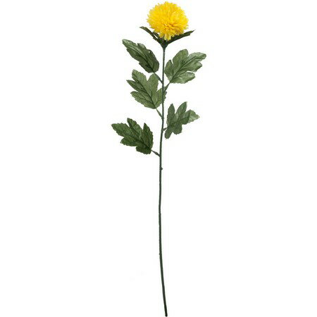 【造花】YDM/シングルピンポンマム　イエロー/FF2830-Y【01】【取寄】 造花（アーティフィシャルフラワー） 造花 花材「か行」 キク（菊）・ピンポンマム