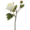 【造花】YDM/ボタンX2　ホワイト/FA6672-W 芍薬・牡丹【01】【取寄】 造花（アーティフィシャルフラワー） 造花 花材「さ行」 シャクヤク（芍薬）・ボタン（牡丹）・ピオニー