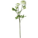 【造花】YDM/ラナンキュラス＊3　グリーンホワイト/FA6601-G/W【01】【取寄】 造花（アーティフィシャルフラワー） 造花 花材「ら行」 ラナンキュラス