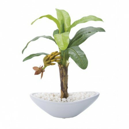 【造花】YDM/バナナポット　/GLA1205【01】 造花（アーティフィシャルフラワー） 造花葉物、フェイクグ..