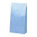 ササガワ/角底袋 クリスタルブルー 100枚袋入/50-3411【01】 ラッピング用品 、梱包資材 ラッピング袋・プレゼント袋 紙袋(ペーパーバッグ)