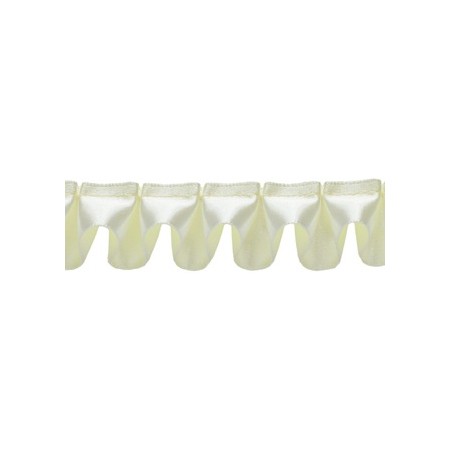 青山リボン/コルダサテンフリル　25mmX3m　＃002/2116-2【01】 リボン デザインリ...