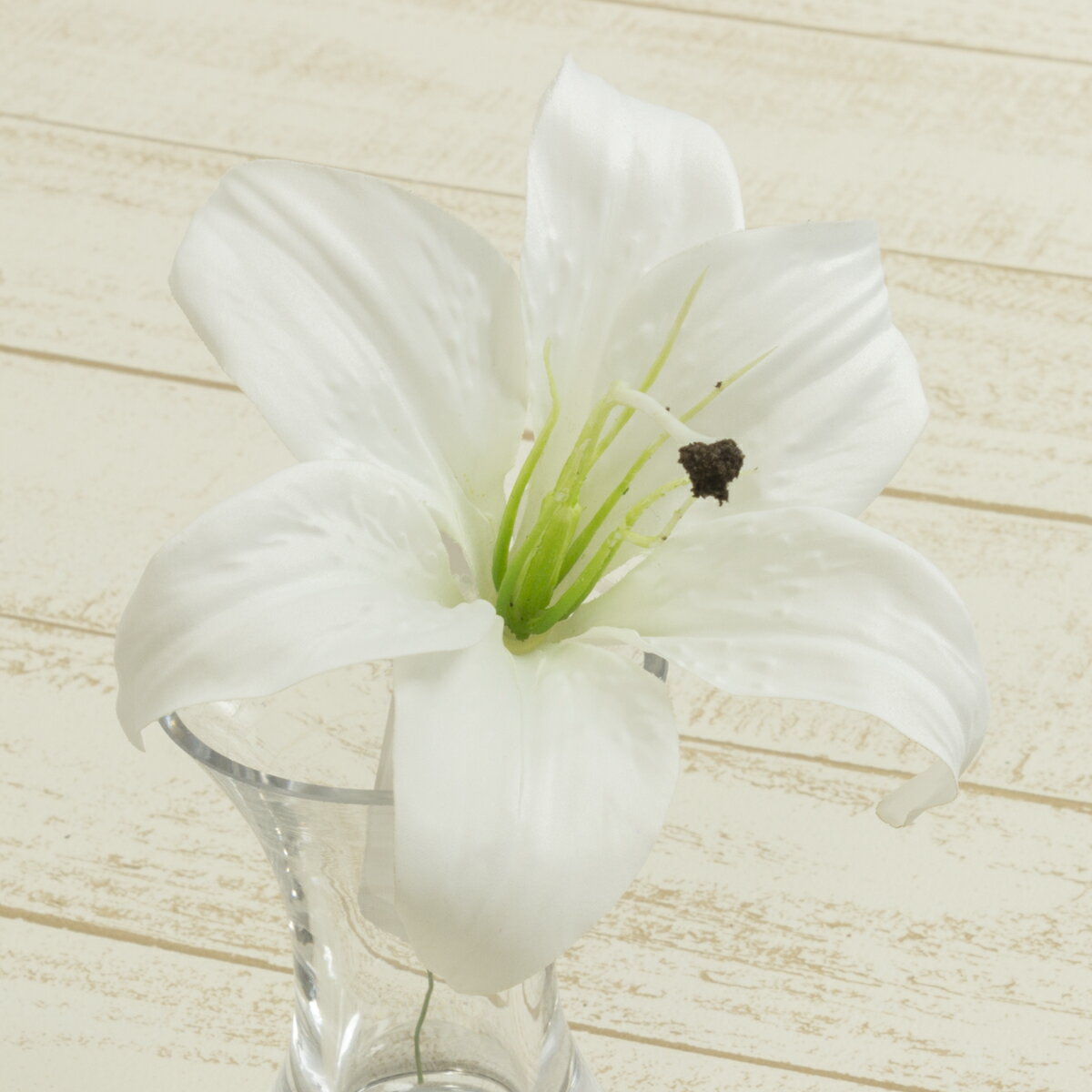【造花】アスカ/リリィピック　ホワイト/A-32130-1【01】【取寄】 造花（アーティフィシャルフラワー） 造花 花材「や行」 ユリ（百合）・リリー