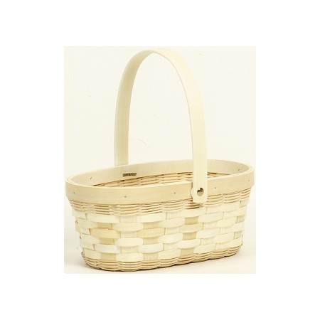 SG Wonder zone/L付美白乃樹連鉢手付3．5号用/728-35T【07】 花器、リース 花かご・フラワーバスケット その他 花かご