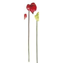 【造花】MAGIQ東京堂/スプレンダアンスリウム M レッド/FM005173-003【01】 造花(アーティフィシャルフラワー) 造花 花材「あ行」 アンスリューム