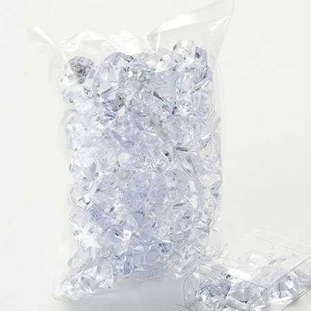 クリスタルアイス大粒　業務用　（約97コ）　1KG/GI000043【01】 花資材・フローリスト道具 デコレーションパーツ・素材 夏の小物・素材