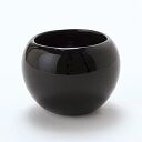 東京堂/バースボウルL シャイニーブラック/CX000601-020【01】 花器、リース 花器・花瓶 陶器花器