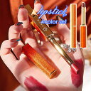 cs448# 口紅 4点 セット 当日発送 4color リップスティック 韓国コスメ lipstick 落ちにくい 持続力 可愛い口紅 メイクアップ リップグ...