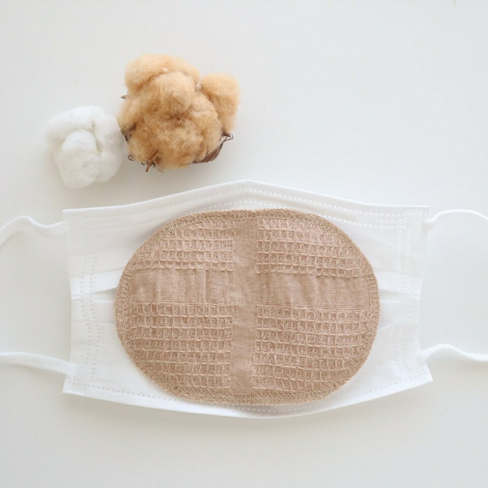 マスクインナー [薄地] 華布 オーガニックコットン100% 6枚入り 母乳パッド 布ナプキン 布マスク　洗える マスク ガーゼ ガーゼマスク 日本製 大人 夏用 綿 肌に優しい マスクシート