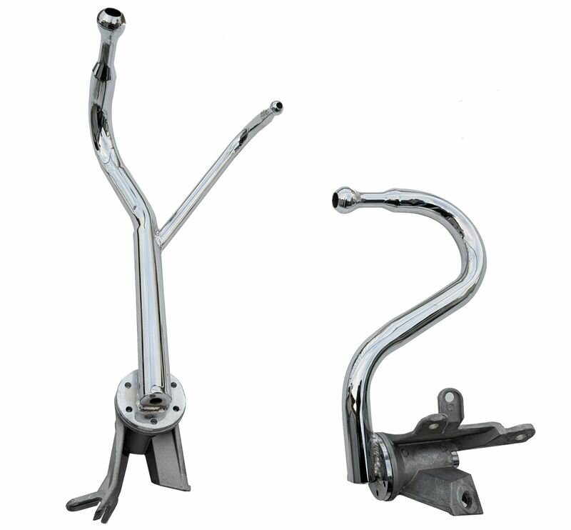 日野 デュトロ H23年7月〜 2t 標準 メッキ ミラーステー 運転席 助手席 左右 セット JP-DCJ-CG-DUTO