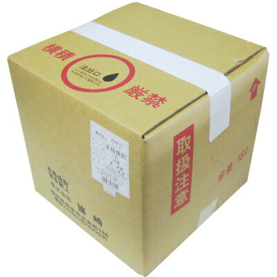 【麦焼酎】　博多献上 白テープ（麦）　25度　18L入りキュービ　蛇口コック付き　製造元：株式会社篠崎[福岡県]　　【条件付送料無料】(沖縄県全域と各県離島地域は無料対象外、別途送料発生)