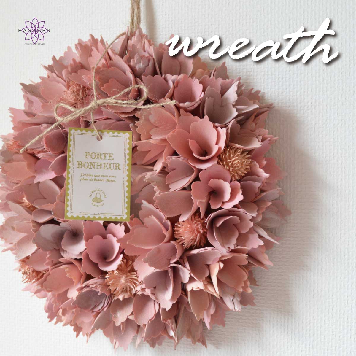 クリスマスリース おしゃれ 雑貨 クリスマス かわいい クリスマスリース リース 玄関 通年 雑貨 リース 【ピンクのリース】 リース 雑貨 手作り かわいい ...