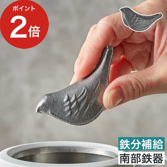 南部鉄器 鉄分補給 【365日出荷】 南部鉄器 貧血予防 日本製 鉄 お鍋 やかん 煮出し 黒豆 つや出し ぬか床 ぬか漬け 色付け 手軽 簡単 白湯 麦茶 鉄分不足ケア ギフト プレゼント [ オークス Leye レイエ 鉄のことり LES3225 ]