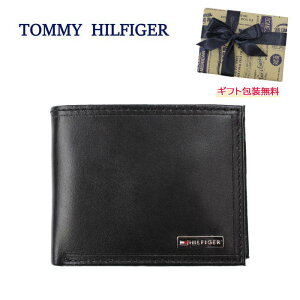 トミーヒルフィガー 財布 31TL130049 TOMMY HILFIGER　FORDHAM プレートロゴデザイン 二つ折り財布 メンズ トミー ag-1683 ブランド