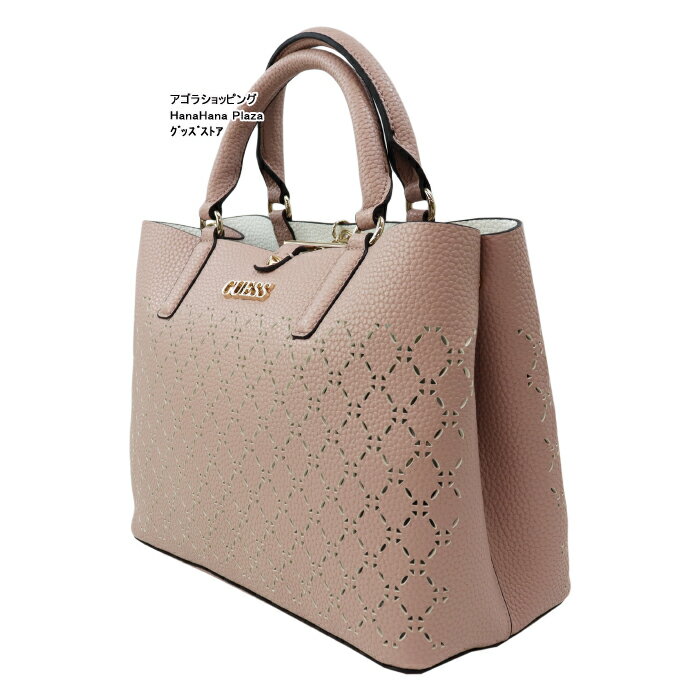 *ゲス バッグ XG849306 BISCUIT AMARA ピンク 2way 型抜きデザイン ハンド トート GUESS ab-494600 ブランド