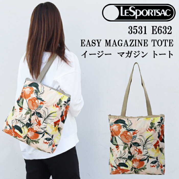 X|[gTbN obO 3531 E632 CITRUS EXPLOSION C[W[ }KWg[g EASY MAGAZINE TOTE g[gobO LESPORTSAC ab-505100