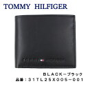 ＊トミーヒルフィガー 財布 31TL25X005　TOMMY HILFIGER　レザー 二つ折り財布 型押しロゴ 折財布 メンズ トミー ag-885500 ブランド 2