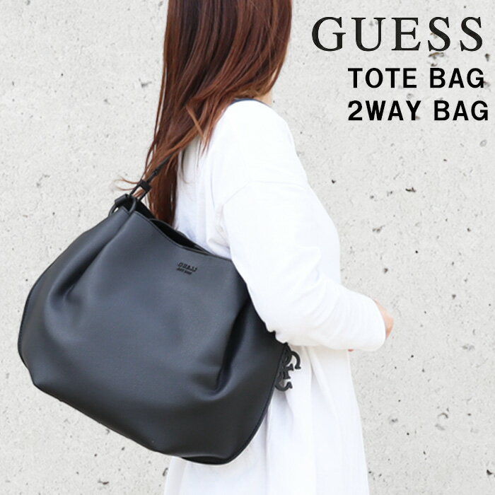 ゲス バッグ VB685303 BLACK DIGITAL チャーム付き 2way ショルダーバッグ トートバッグ バック ブラック GUESS ab-358000 ブランド