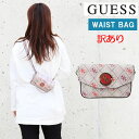 訳あり返品不可 cc-3886 ゲス バッグ SG729880 LANDON MINI BLUSH MULTI GUESS ウエストバッグ チェーン パーティバ...