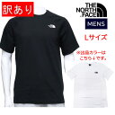 訳あり返品不可 cc-4181 ノースフェイス 半袖 Tシャツ Lサイズ メンズ NF0A87NG SIMPLE DOME TEE クルーネック 丸首 ホワイト...